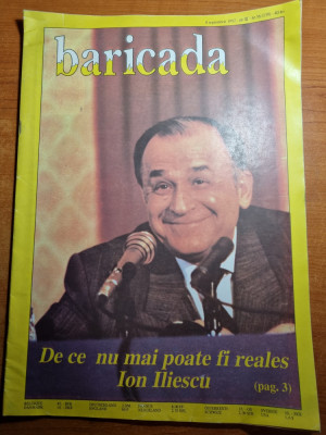 revista baricada 8 septembrie 1992-articol si foto madonna si ion iliescu foto