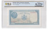 5000 lei Martie 1945 PCGS66