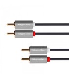 Cablu 2x RCA - 2x RCA 3m Basic Kruger&amp;Matz, KRUGER And MATZ