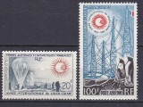DB1 Colonii TAAF Terit Antarctice Franta 1963 ANul International al Soarelui Pinguini 2 v. MNH