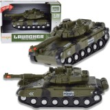 TANCHETĂ MILITARĂ DE JUCĂRIE, CAMUFLAJ VERDE, CU EFECTE SONORE ȘI LUMINOASE, SIGURĂ