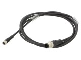 Cablu LAPP M12/M8 3 pini 2m pentru senzori și automatizări 60VDC