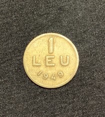 Moneda 1 leu 1949 RPR