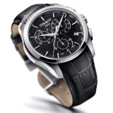 Ceas Tissot Couturier Negru, Analog, Casual, Inox