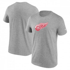 Detroit Red Wings tricou de bărbați Logo Graphic Sport Gray Heather - M