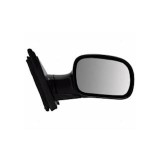 Oglinda exterioara Chrysler Voyager (Rg/Rs), 01.2000-01.2008, Dodge Caravan (Rg/Rs), 02.2000-01.2008, Dreapta, Crom, manuala, Fara incalzire, carcasa
