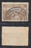 Posta locala Paltinis HOHE RINNE timbre 3 heller din 1910 stampilat, utilizare rara de dupa Primul Razboi Mondial