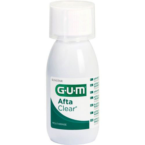 Apa de Gura, Gum, Aftaclear, Tratamentul Aftelor Bucale, fara Alcool, 120ml