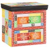 Dulap de noapte Multicolour 40 x 30 x 40 cm Lemn masiv de mango