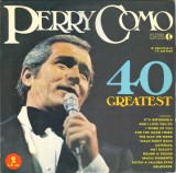 Vinil 2LP Perry Como - 40 Greatest Hits (VG+) Editie Originala - Muzica de Colectie, Classic Pop, Usor de Ascultat