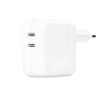 Incarcator pentru priza universal 2x porturi USB C PD, 50W, Alb, Oem