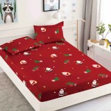 Cumpara ieftin Husa de pat Craciun+ 2 fete de Perna din Finet - JOJ599