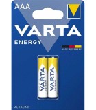 Set baterii alcaline R3 AAA 2buc/blister Energy Varta 4103/E/2B