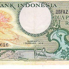 M1 - Bancnota foarte veche - Indonezia - 25 rupii - 1959