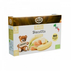 Biscuiti cu banane 6 luni+, 2 x 125g, Adoro Bimbi