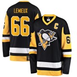 Pittsburgh Penguins tricou de hochei #66 Mario Lemieux Breakaway Heritage Jersey - L