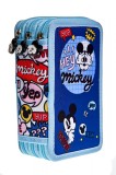 Penar cu 3 fermoare, echipat, 39 piese, Mickey Mouse