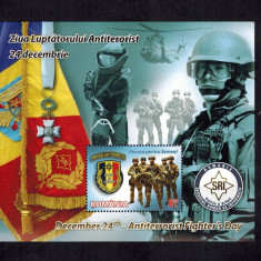Romania 2012 Ziua luptatorului Antiterorism SRI Soldati Colita MNH LP 1963