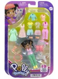 Set Polly Pocket Medium Painting Dark Skin With Pet (hkv91)