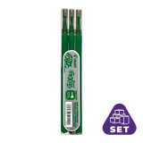 Cumpara ieftin Set 3 rezerve roller Frixion Point Pilot 0.5 mm varf fin Verde