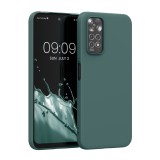 Husa Kwmobile pentru Xiaomi Redmi Note 11/Redmi Note 11s, Silicon, Verde, 57368.169, Carcasa