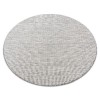 Covor sisal Loft 21198 Boho cerc fildeş argintiu taupe, cerc 160 cm