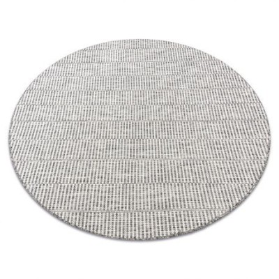 Covor sisal Loft 21198 Boho cerc fildeş argintiu taupe, cerc 160 cm foto