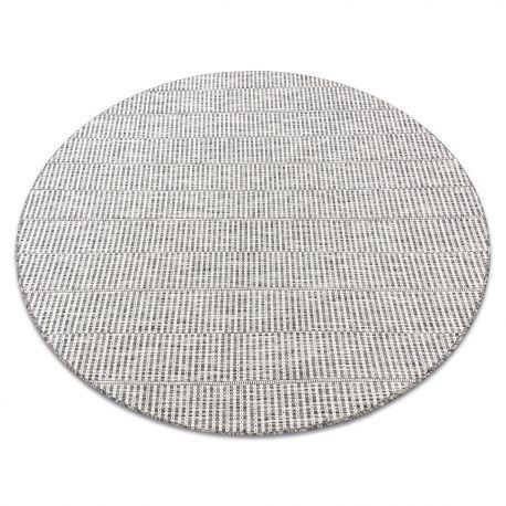 Covor sisal Loft 21198 Boho cerc fildeş argintiu taupe, cerc 160 cm