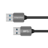 CABLU USB 3.0 TATA - TATA 1M BLISTER KRUGER&amp;MATZ