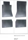 Covorase Cauciuc Premium Mercedes W124 (1984-1997) Frogum - Interior Auto, Protectie Mocheta, Aderente, Fara Miros