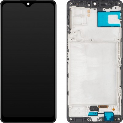 Display cu Touchscreen MP compatibil cu Samsung Galaxy A42 5G A426, cu Rama, Negru foto