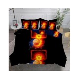 Cumpara ieftin Lenjerii de Pat Finet 3D, 4 Piese, Pat Dublu - SIPRD-21