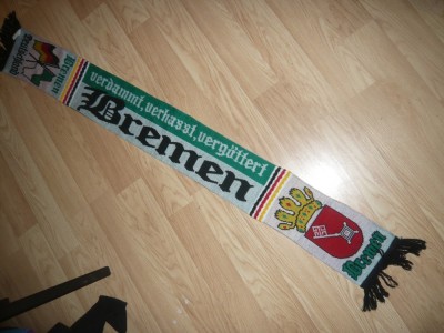 Fular al Echipei Fotbal Bremen Germania ,L=134 cm foto