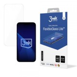 Folie de protectie Ecran 3MK FlexibleGlass Lite pentru Apple iPhone 16e, Sticla Flexibila, Full Glue