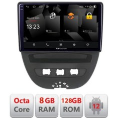 Navigatie Citroen C1 Peugeot 107 Toyota Aygo 2005-2014 Android radio gps internet octa core 8+128 carplay android auto CarStore Technology