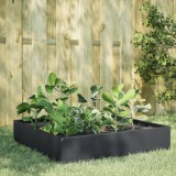 Cumpara ieftin Cadru pentru Strat Inaltat de Gradina pentru Flori sau Plante, Metal Gri Antracit, 100x100x33,5 cm, vidaXL