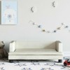 VidaXL Canapea pentru copii, crem, 80x45x30 cm, catifea