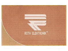Placă universală singură faţă ROTH ELEKTRONIK GMBH W: 100mm L: 160mm