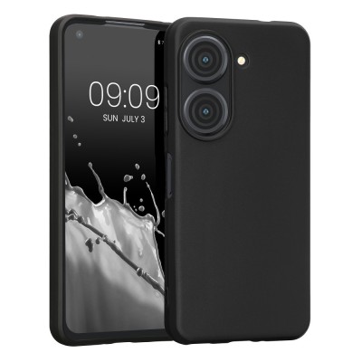 Husa Kwmobile pentru Asus Zenfone 9, Silicon, Negru, 59449.47 foto