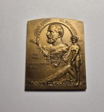Placheta Regele Carol I - Expozitiunea Generala Romana din 1906 - Resch