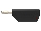Mufă banană 4mm 32A neagră