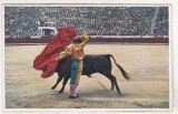 Bnk cp Corrida de toros - Un farol - necirculata, Spania, Printata