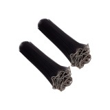 2 bucăți 5 iarde 28 cm plasă de ambalat flori, fir, h&acirc;rtie de ambalaj floral, margine metalică aurie, &icirc;ndoită