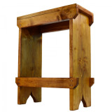 Scaun inalt din lemn