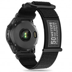 Curea Tech-Protect Scout pentru Garmin Fenix 3/5X/3Hr/5X Plus/6X/6X Pro/7X Negru