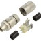 Conector M12 8 pini X, ecranat