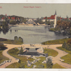 bnk cp Bucuresti - Parcul Regele Carol I - circulata 1922
