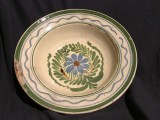 Arta / Traditie - Farfurie veche taraneasca model deosebit din ceramica / Transilvania !