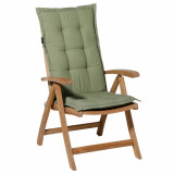Madison Pernă de scaun cu spătar mic Panama, verde salvie, 105x50 cm