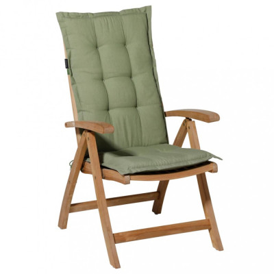 Madison Pernă de scaun cu spătar mic Panama, verde salvie, 105x50 cm foto